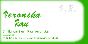 veronika rau business card